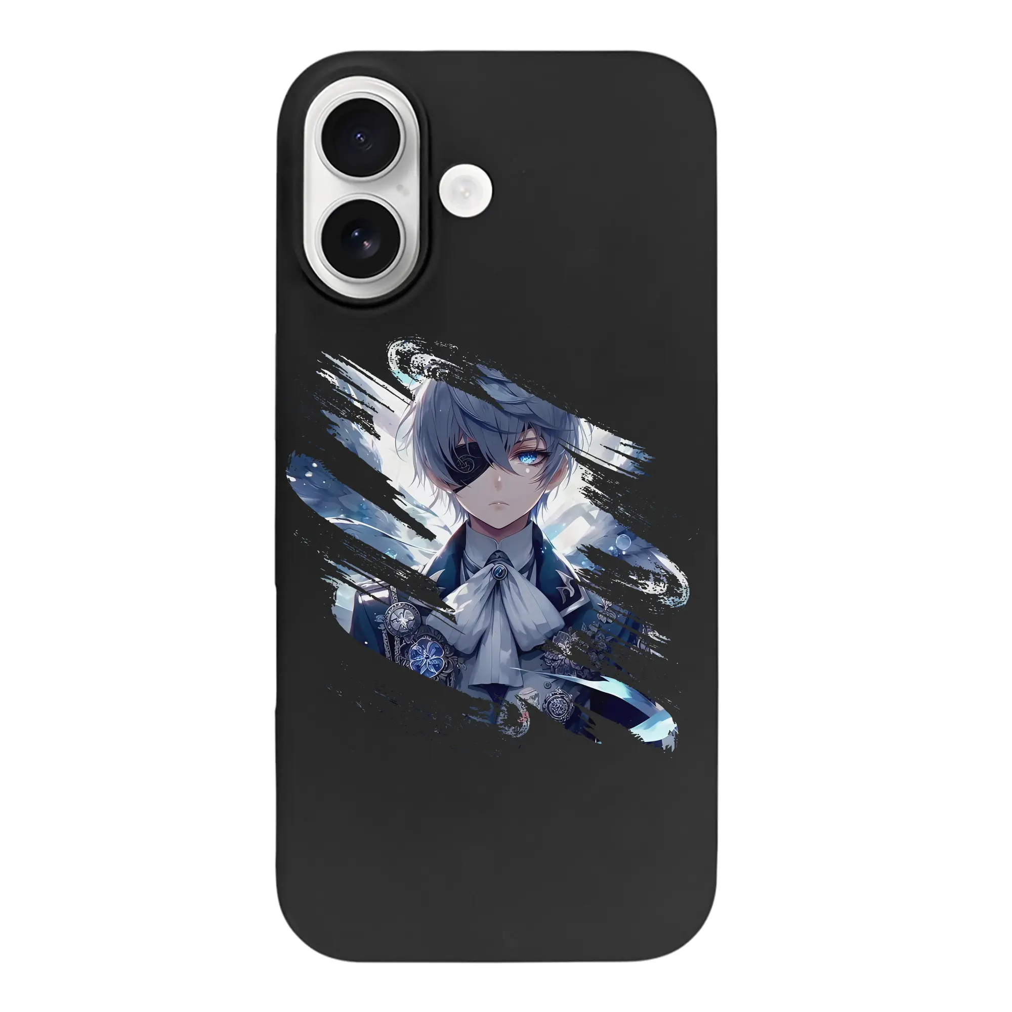 黒執事 グッズ,シエル・ファントムハイヴ - iPhone 17 シリーズ シリコンケース 薄型 耐衝撃 指紋防止 ソフトタッチカバー 精密フィット 傷防止 保護ケース iPhone 17/17 Air/17 Pro/17 Pro Max 対応